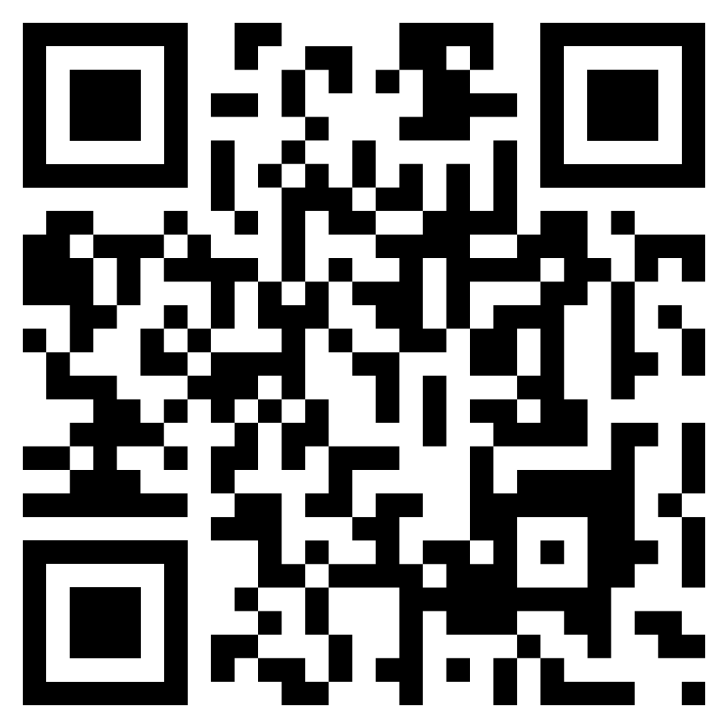 QR code for accessing the Perk app